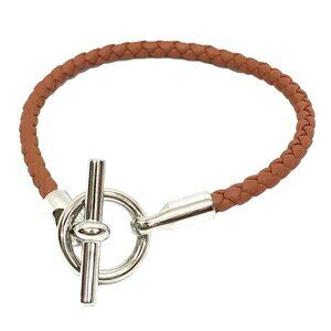 Hermes Leather Bracelet Grenin T2 Aq8610